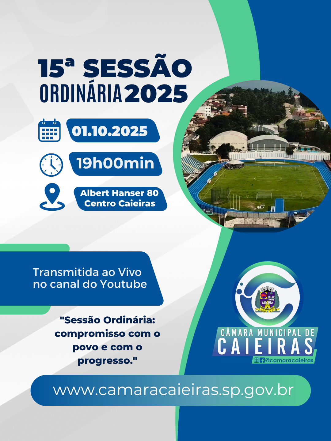 Notícia: 15ª Sessão Ordinária 2025