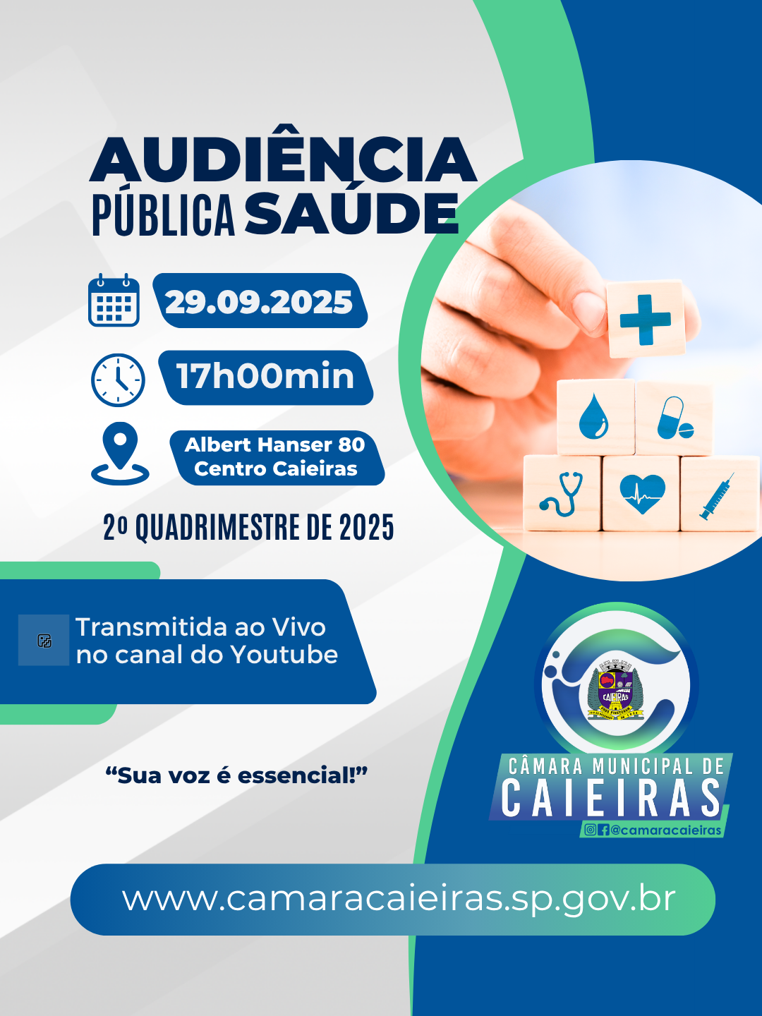 Notícia: Audiência Pública Saúde 29.09.2025