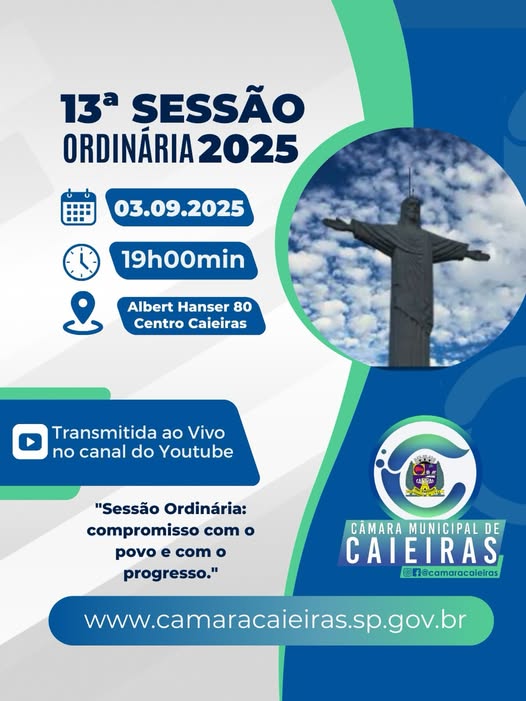 Notícia: 13ª Sessão Ordinária 2025