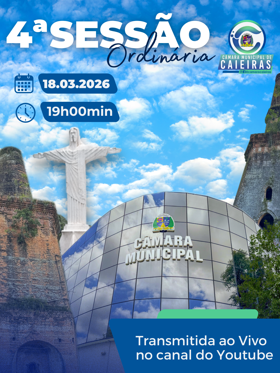 Notícia: 3ª Sessão Ordinária - 2026